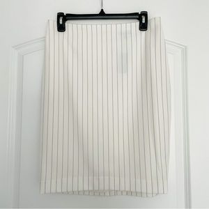Express Midi Pinstripe Skirt